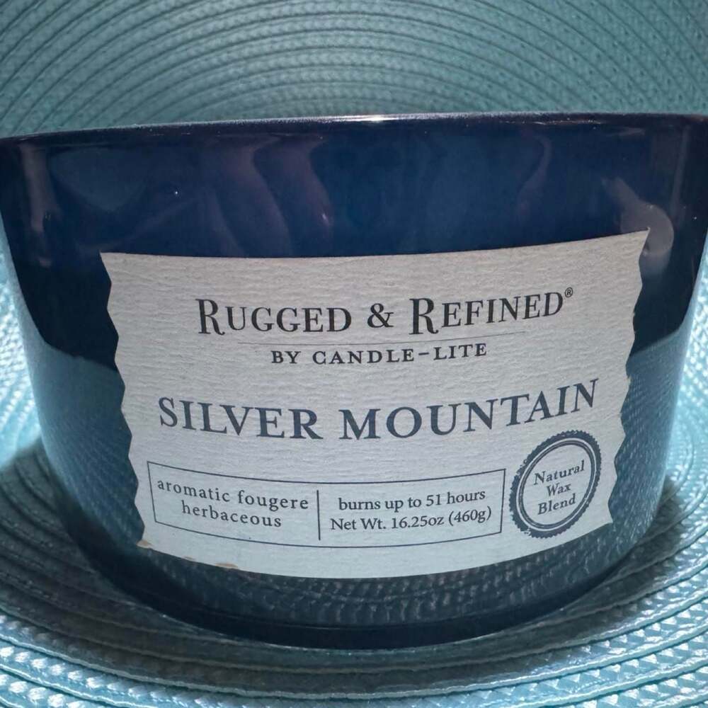 Candle-Lite Rugged & Refined Silver Mountain 3-Wick Candle